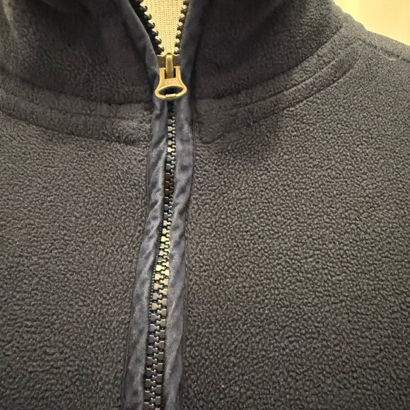 American Eagle Men's Quarter Zip Fleece Pullover, XXL, Navy - Picture 3 of 4